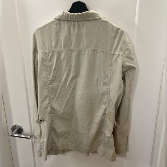 Dalia Sport Cream Utility Cargo Button Up Long Sleeve Women’s Shirt Vintage 16 - Picture 4 of 8